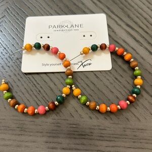 Park Lane Multicolor Beaded Hoops
